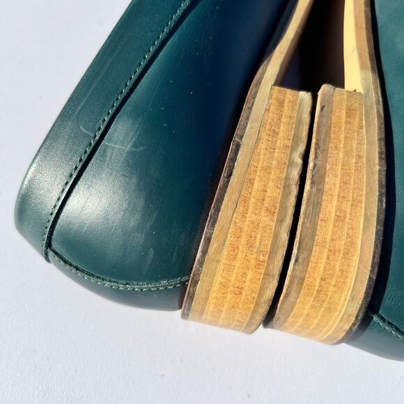 Everlane The Modern Loafer Pointed Toe Shoe Size 9 Ivy Green - Picture 9 of 12